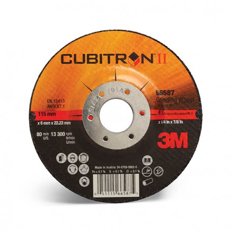 Disco desbaste Cubitron II 125x7mm 94002Q (5 unidades) 3M