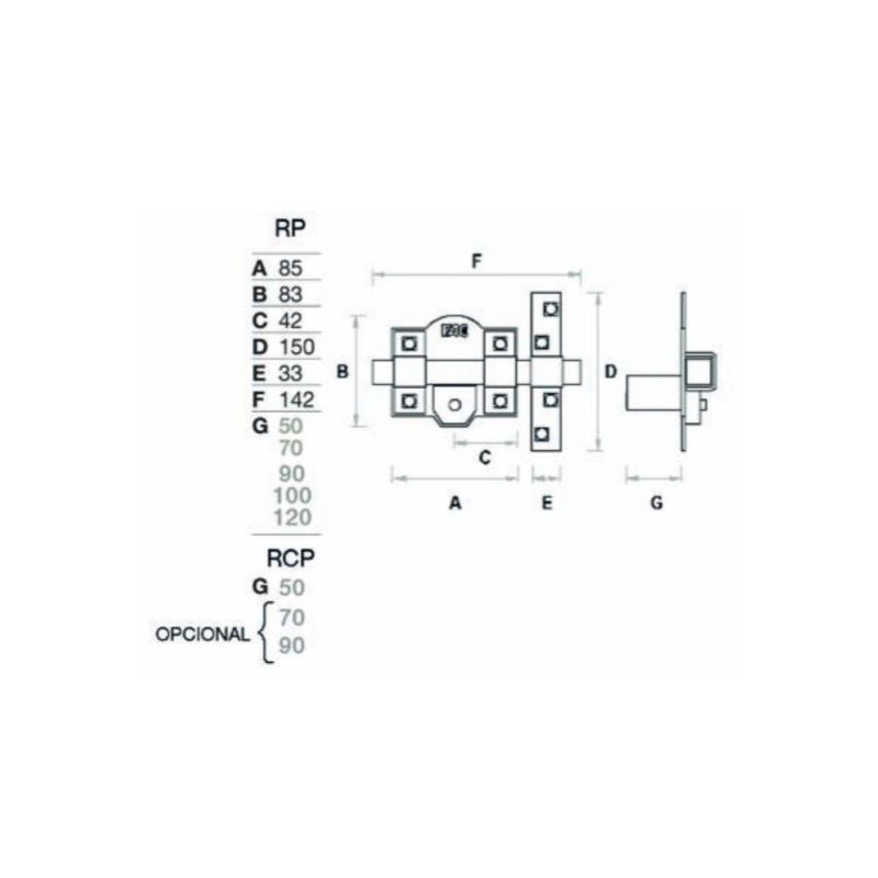 FAC 301 RP/80 Transport - Bombillo 50 mm