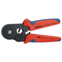 Alicate autoajustable para punteras 0,08-10/16mm² KNIPEX