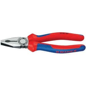 Alicate universal 03-02-180mm mango bicomponente KNIPEX