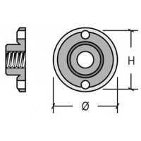 Tuerca disco muela para amoladoras M14 CODEA