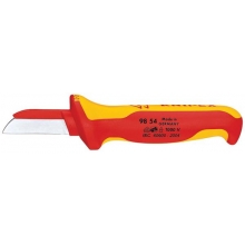 Cuchillo recto aislado 1000V cuchilla recubierta KNIPEX