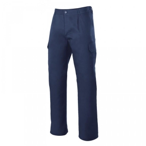 Pantalon multibolsillos algodon 103003-61 azul navy VELILLA
