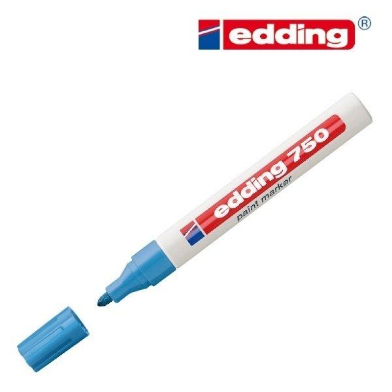 Rotulador 750 marcador de tinta opaca brillante negro EDDING - Ferretería  Campollano