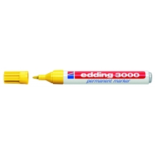 Rotulador 3000 permante amarillo EDDING