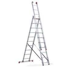 Escalera combinada 3 tramos 3x10 AR3070 ( h4,30m trabajo) ALTREX