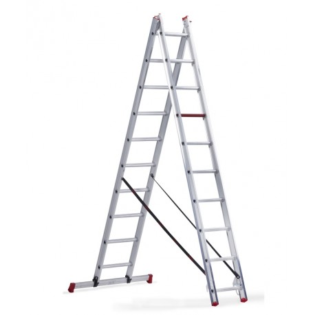 Escalera combinada 2 tramos 2x10 peldaños ar2050 all round ALTREX