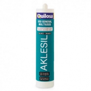 Silicona aklesil tubo 280ml aluminio QUILOSA