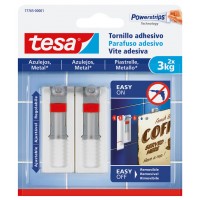 Tornillo adhesivo ajustable azulejos hasta 3kg TESA