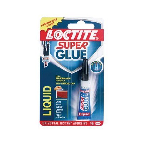 Adhesivo super glue-3 tubo 3 g SUPERGLUE