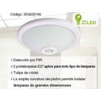 Plafon detector presencia Detelux 360 PIR KPS