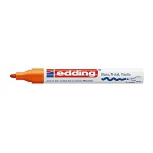 Rotulador naranja 750 marcador de tinta opaca EDDING