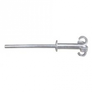 Remache aluminio flor 4.8x16mm cabeza ancha 14mm  (250 unidades) BRALO
