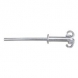 Remache aluminio flor 4.8x30mm cabeza ancha  (150 unidades) BRALO