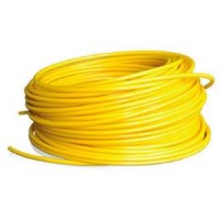 Tubo tecalan PA11  2.5x 4 amarillo  v/mt METALWORK