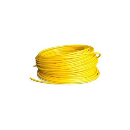 Tubo tecalan PA11  2.5x 4 amarillo  v/mt METALWORK