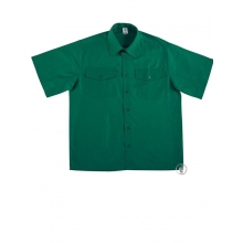 Camisa verde 388-cvmc manga corta t-48 