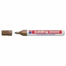 Rotulador 3000 permanente marrón EDDING