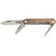 Cuchillo pelacables 3uds mango madera  FORUM