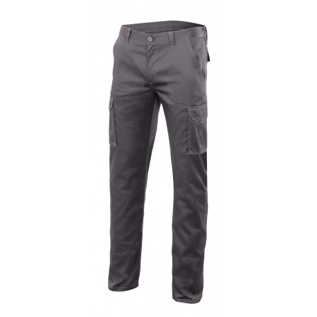 Pantalon multibolsillos stretch 103002s-8 gris VELILLA