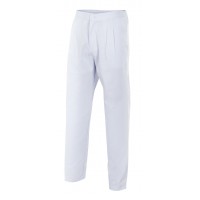 Pantalon pijama cremallera blanco VELILLA