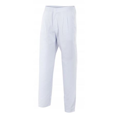 Pantalon pijama cremallera blanco VELILLA