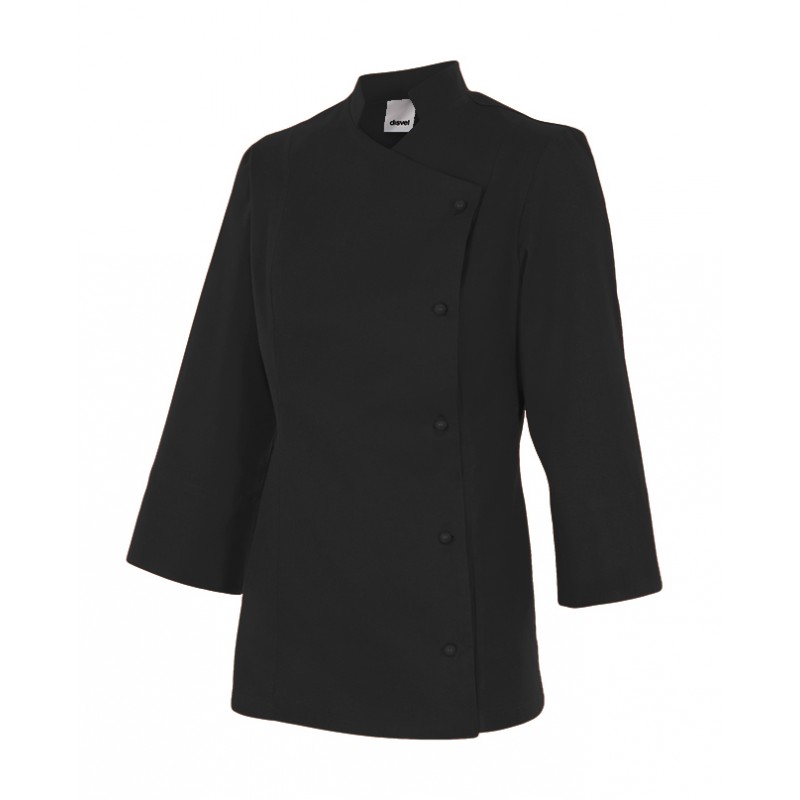 Chaqueta cocinera con cremallera Velilla 405203TC