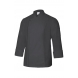 Chaqueta cocinero con cremallera oculta 405202TC-0 negro VELILLA