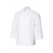 Chaqueta cocinero con cremallera oculta 405202TC-7 blanco VELILLA