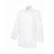 Chaqueta cocinera con cremallera oculta 405203TC 7 blanco VELILLA