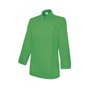 Chaqueta cocinera con cremallera oculta 405203TC 25 verde VELILLA