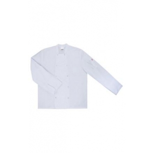 Chaqueta cocinero manga larga automatico 405206 7 blanca VELILLA