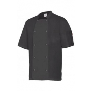 Chaqueta cocinero manga corta automatico 405205 0 negro VELILLA