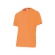 Camiseta manga corta 5010-16 naranja 100% algodon VELILLA