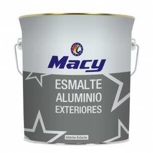 Esmalte aluminio exteriores 4l MACY