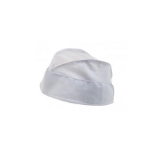 Gorro de cocinero militar con rejilla 91 blanco VELILLA