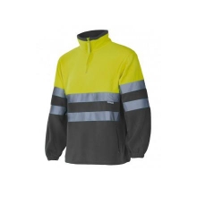 Forro polar alta visibilidad 182-08/20 gris/amarillo fluor VELILLA