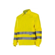 Cazadora alta visibilidad 155-20 amarillo fluor VELILLA