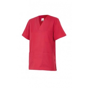 Camisola pijama de manga corta 589-24 rojo coral VELILLA