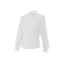 Camisa cuello mao mujer VIURA-7 blanca VELILLA