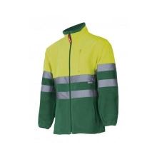 Chaqueta polar 183-02/20 verde/amarillo fluor VELILLA