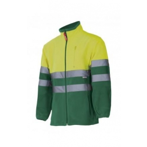 Chaqueta polar 183-02/20 verde/amarillo fluor VELILLA