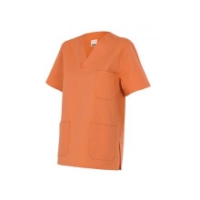 Camisola pijama de manga corta 589-22 naranja claro VELILLA