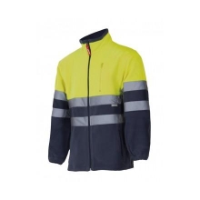 Chaqueta polar 183-01/20 azul marino/amarillo fluor VELILLA