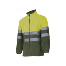 Chaqueta polar 183-03/20 verde caza/amarillo fluor VELILLA