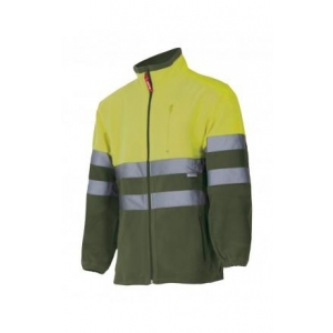 Chaqueta polar 183-03/20 verde caza/amarillo fluor VELILLA