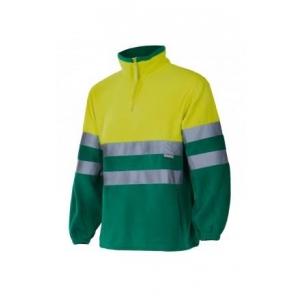 Forro polar alta visibilidad 182-02/20 verde/amarillo fluor VELILLA