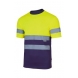 Camiseta técnica alta visibilidad 305506-01/20 amarillo/azul VELILLA