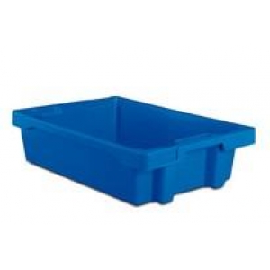 Euro-caja modelo 6415 22 litros azul sin tapa 600x400x150 mm TAYG