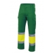 Pantalon alta visibilidad 157-170 verde/amarillo VELILLA